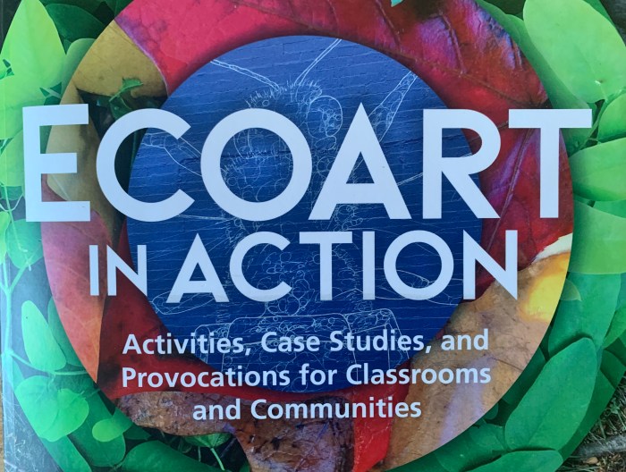 Ecoart in Action book cover detail