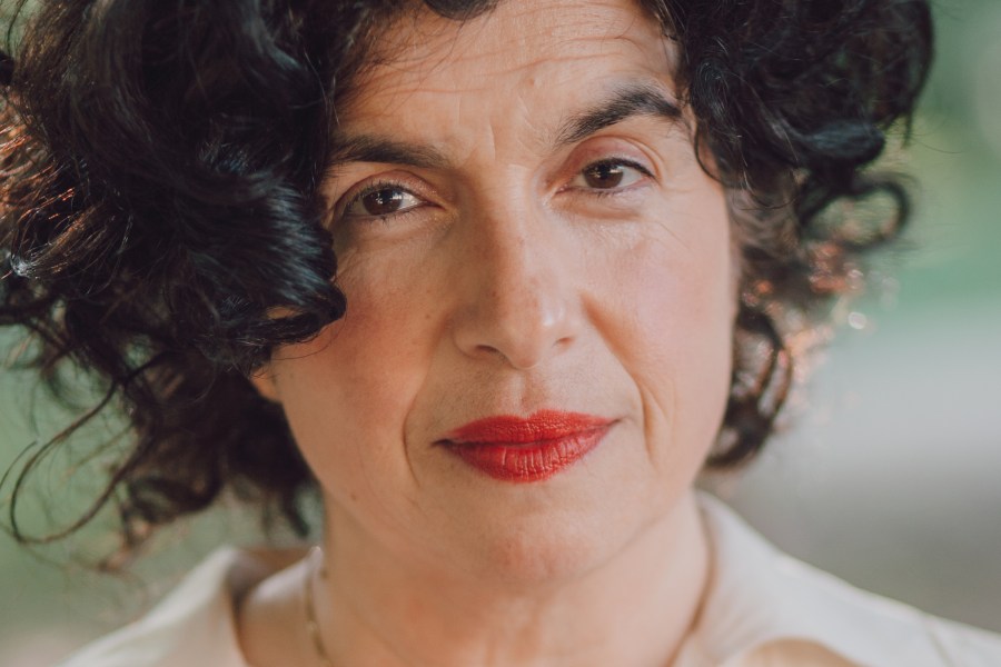 A portrait image of a woman